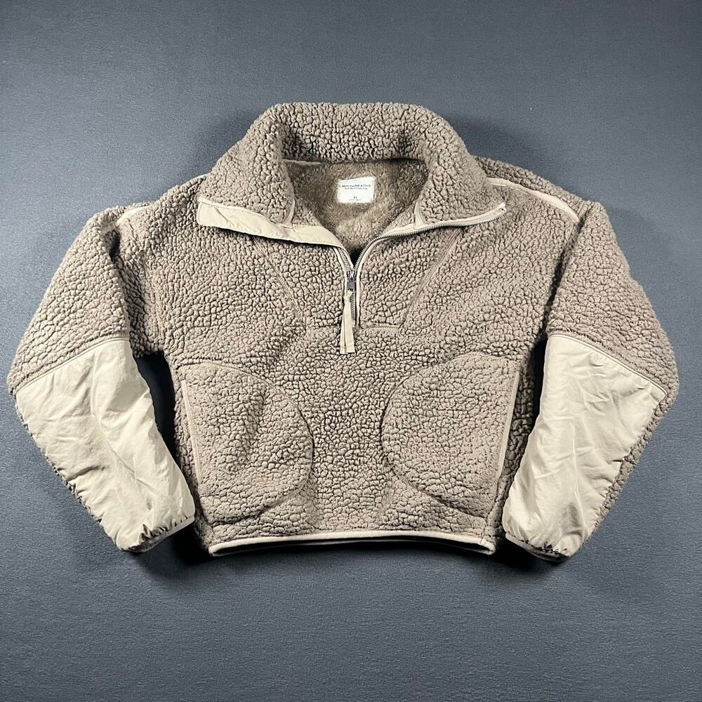 Abercrombie-fitch Women's Brown and Grey Jacket